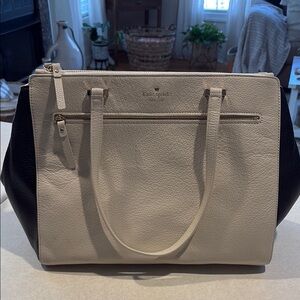 Kate Spade Black and Cream Women's Bag